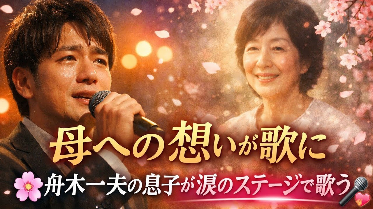 母への想いが歌に──舟木一夫の息子が涙のステージで歌う 🌸🎤💖