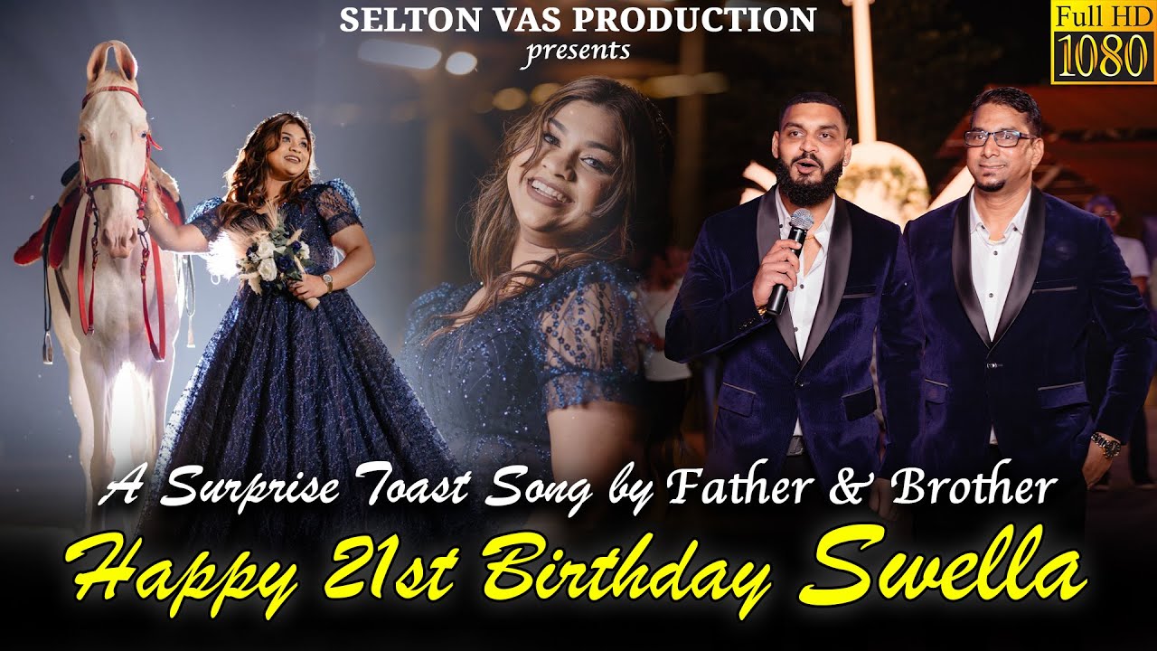 Surprise Toast Song by Father & Brother - Happy 21st Birthday SWELLA || New Konkani Toast Song 2025