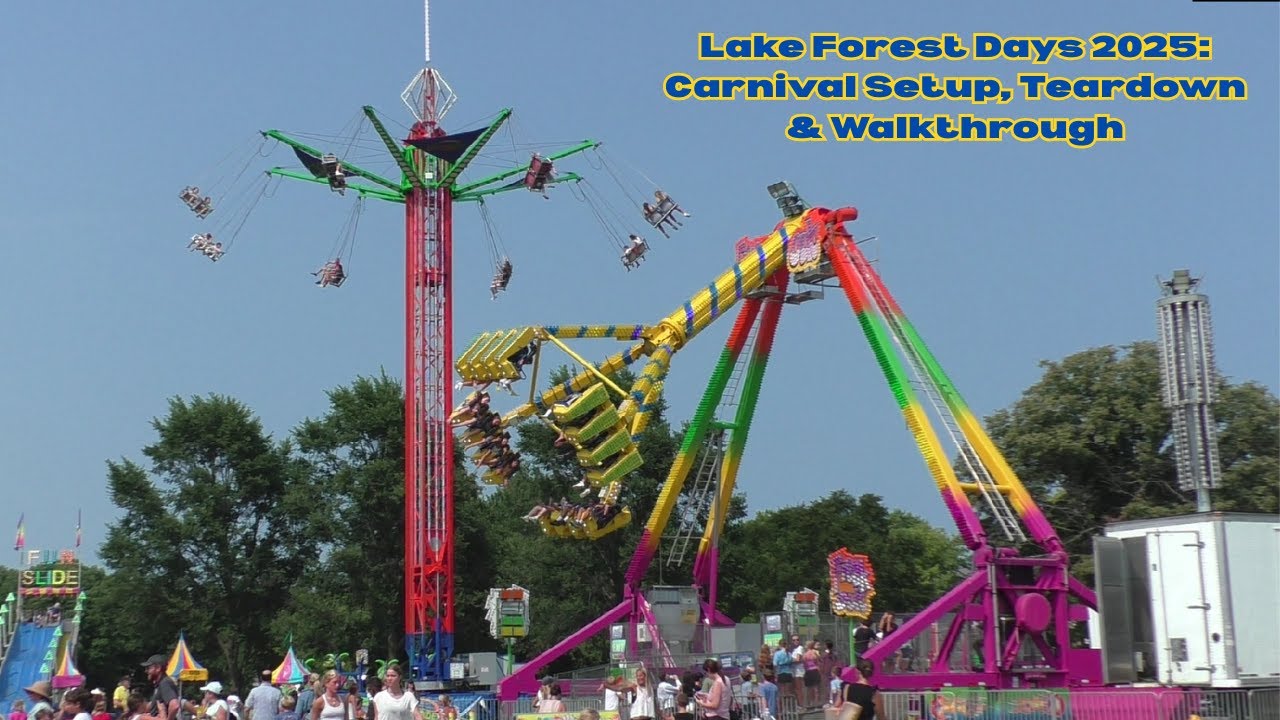 Lake Forest Days 2025: Carnival Setup, Teardown & Walkthrough