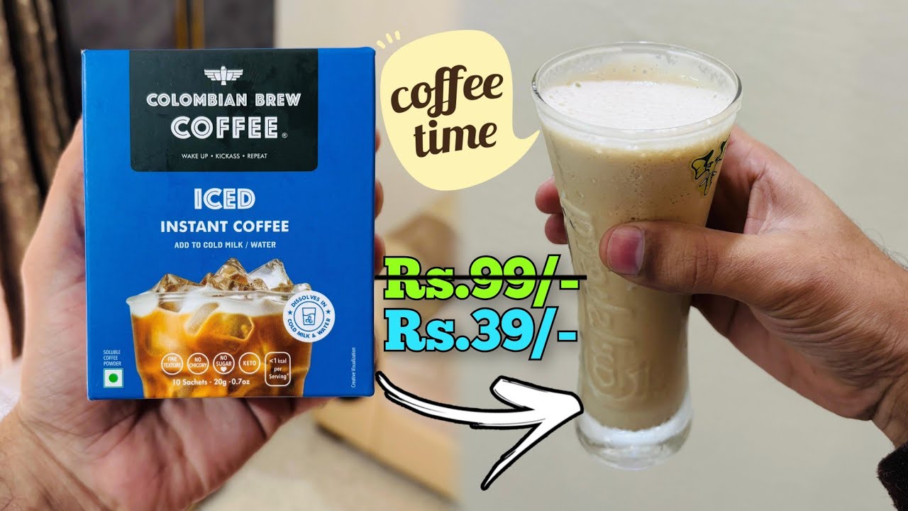 Colombian Brew Iced Instant Coffee - Rs.39/- || Flipkart Minutes Delivery