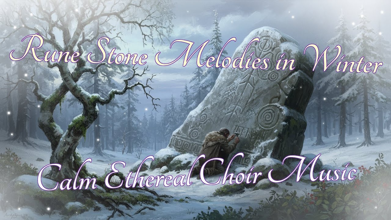 No ADS | Nordic Choir - Rune Stone Melodies in Winter | Meditative Relaxation