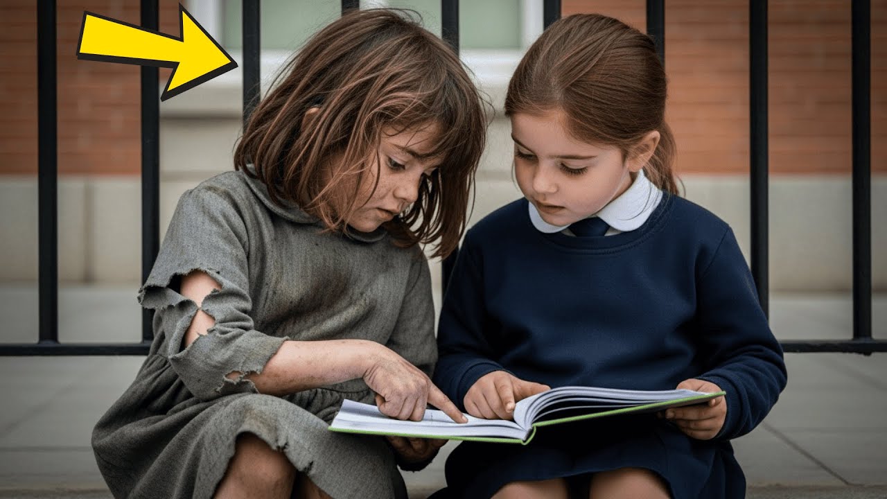 Una Niña Sin Hogar Enseña a la Hija del Millonario… y lo que Él Decide Cambia Todo para Siempre
