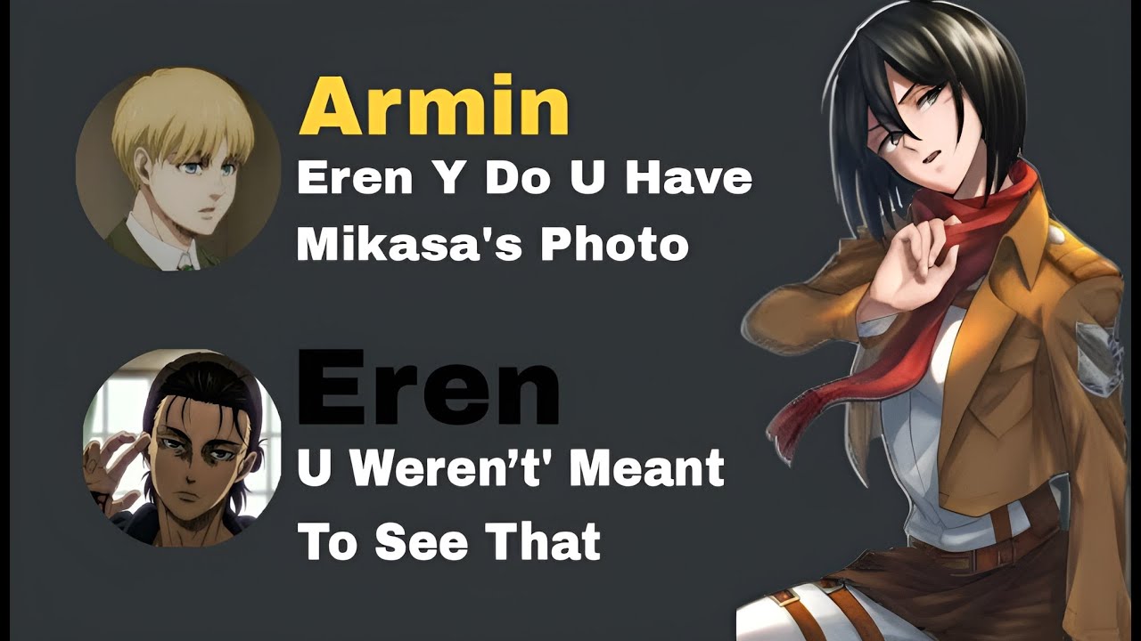 If Armin Got Eren's Secret Album!!! | Attack On Titan