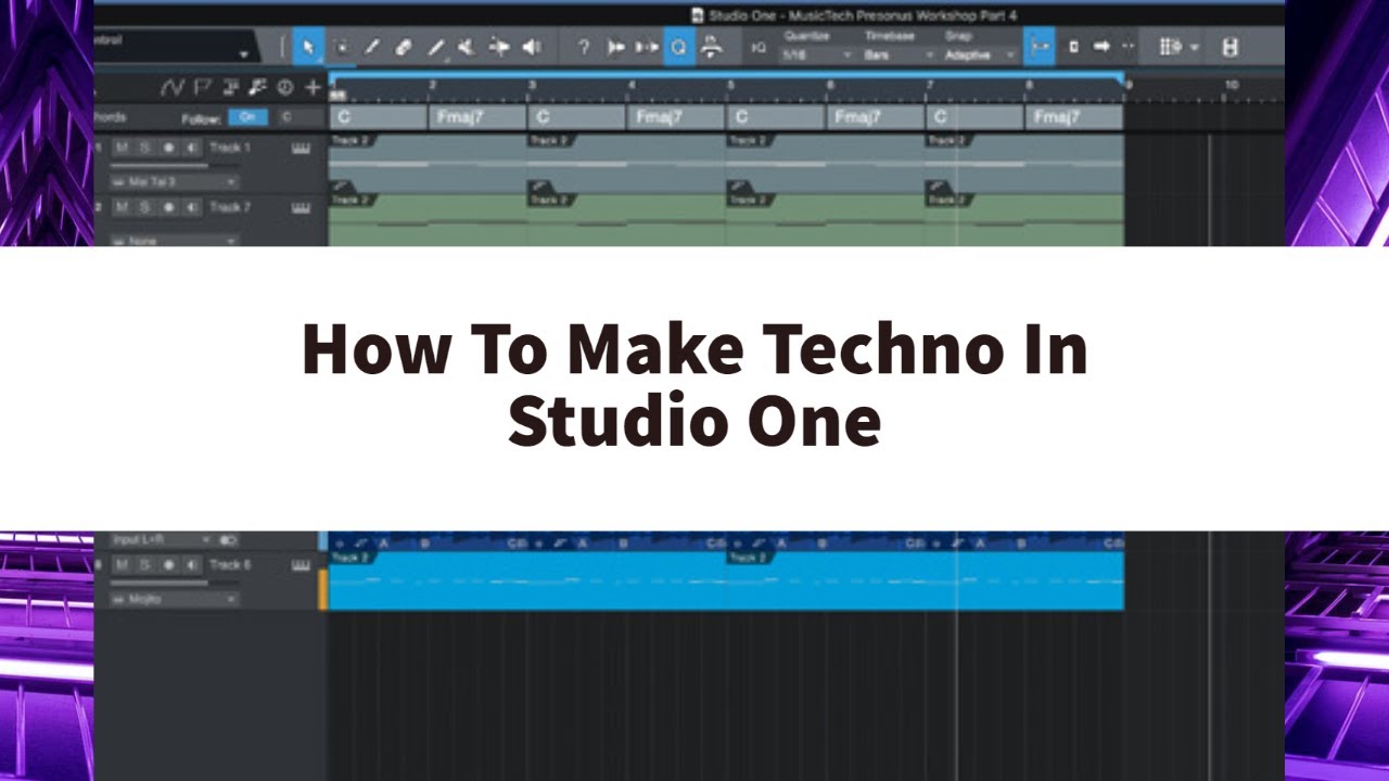 how to make techno in studio one (part 1)