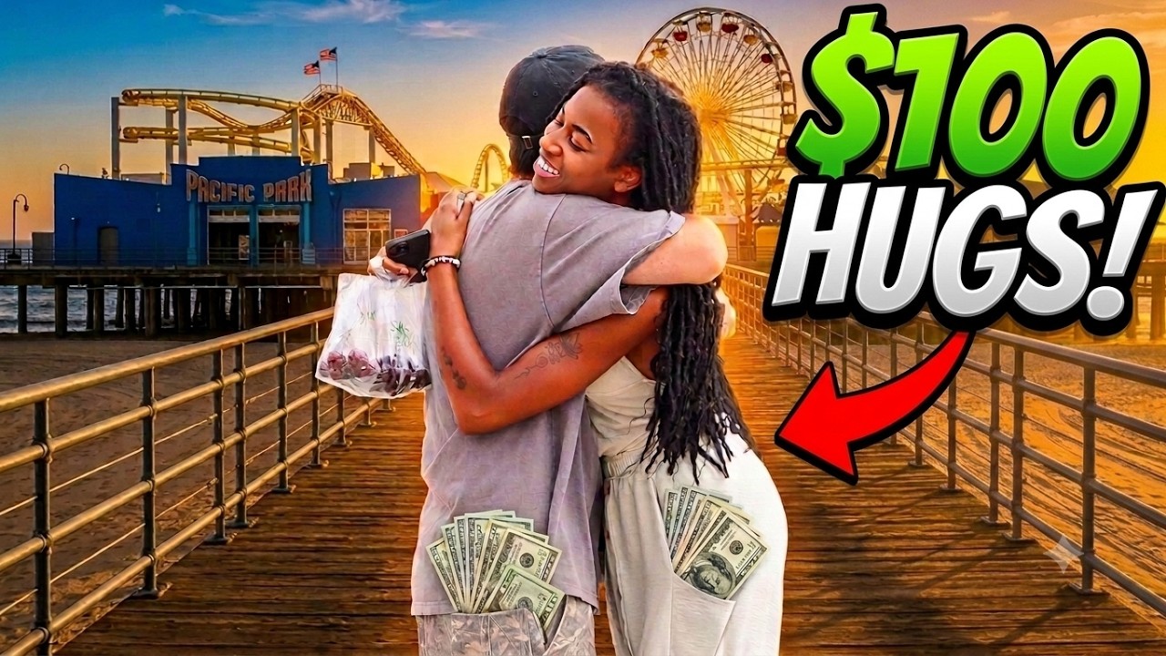 Giving $100 to Anyone Who Gives Me a Hug