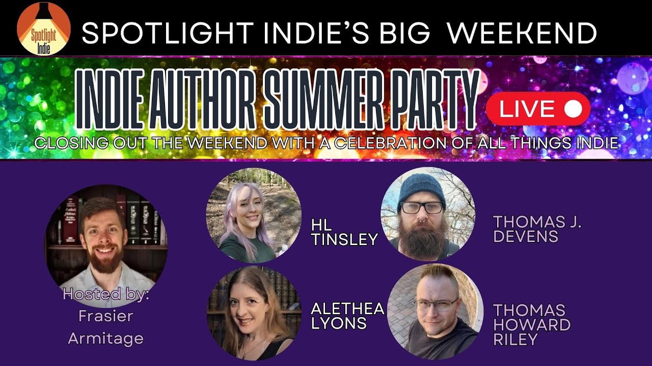 PANEL: Indie Author Summer Party LIVE