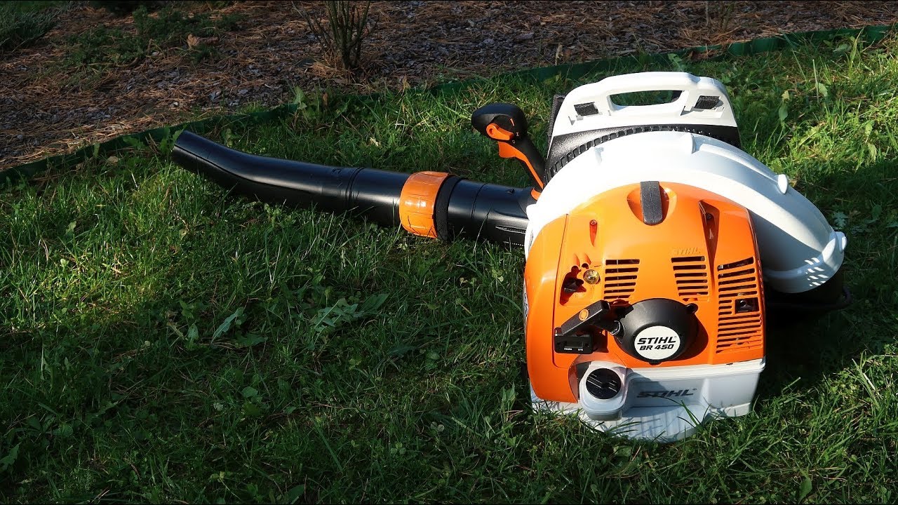 Dmuchawa plecakowa STIHL BR-450 - pierwsze godziny pracy