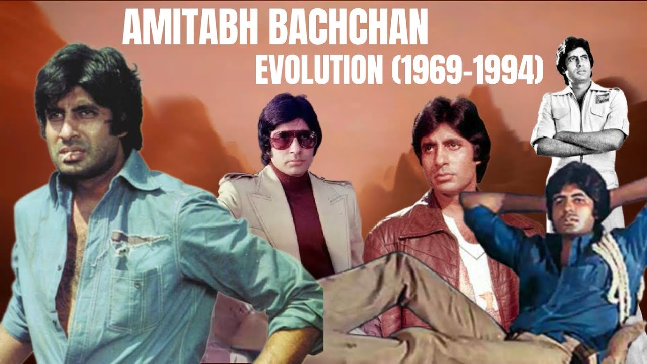 Evolution of Amitabh Bachchan AKA 