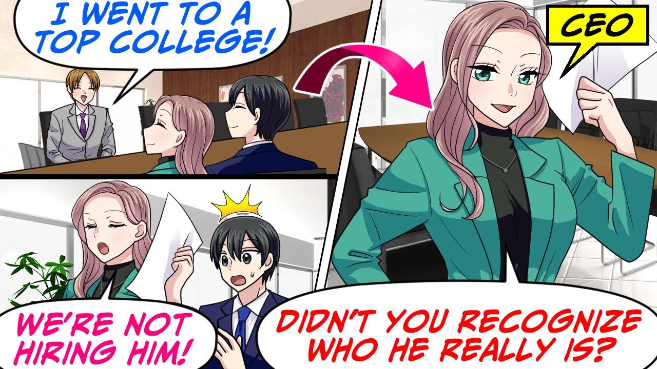 The CEO Turned Down This Top College Grad in an Interview! When I Asked Her Why…[RomCom Manga Dub]