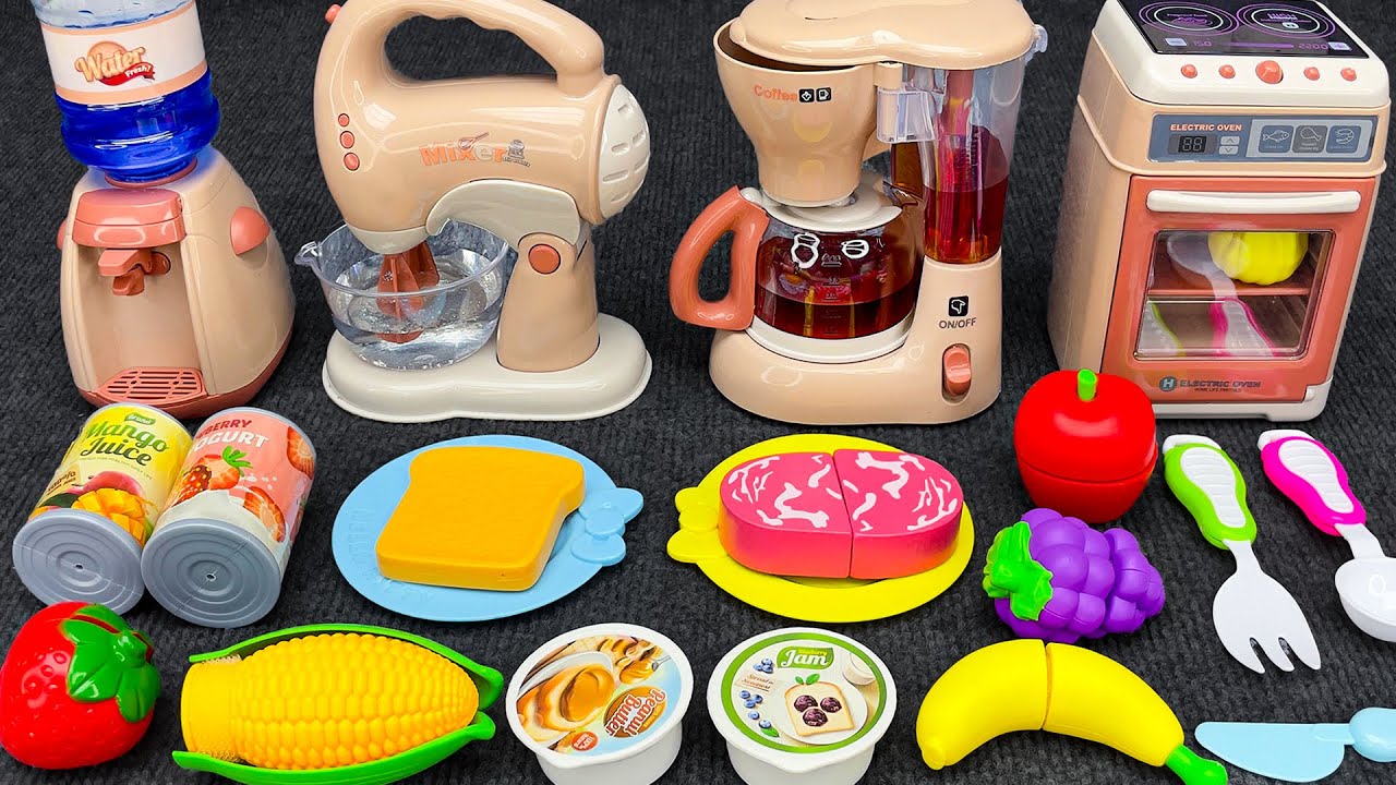 Cooking with Toys! Realistic Kitchen Playset 🍔 BEST Satisfying Unboxing | TOY PLAYSET ASMR