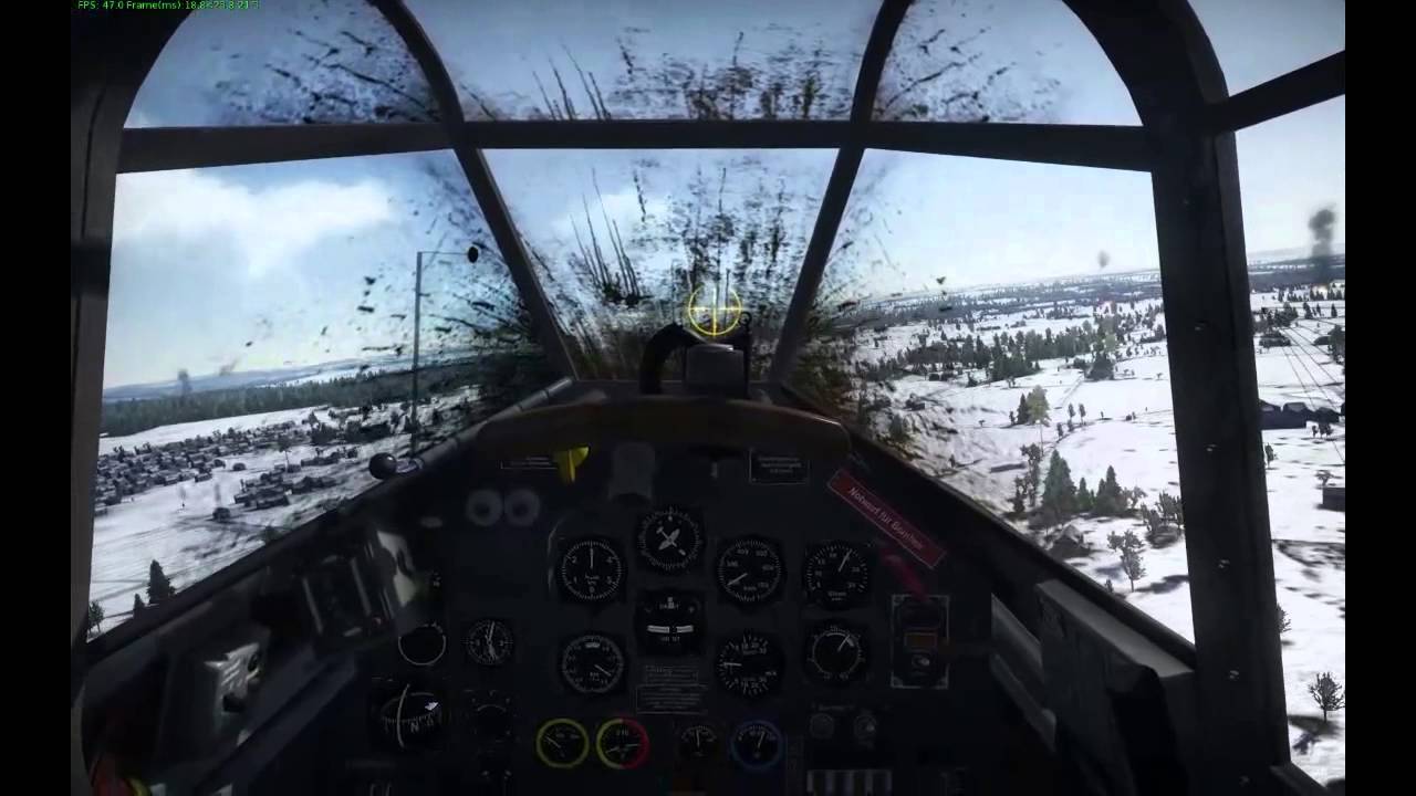 War Thunder Emergency Landing in Simulator online match (Stuka Ju 87 B-2)