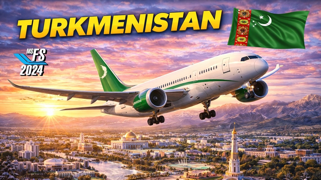 AIRBUS A319 Ceo Fenix do AZERBEJDŻANU MSFS24 I 23 I TOUR FanSKY❗Przekątna Świata