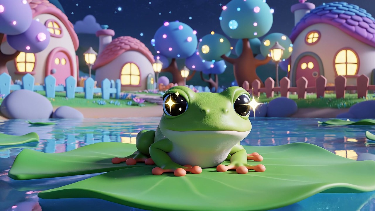 Little Frog Jumps Ribbit Ribbit Hop | Fun Counting & Action Song for Kids