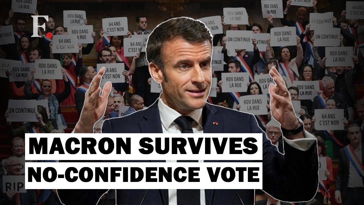 French President Emmanuel Macron Survives No-Confidence Vote Amid Protests
