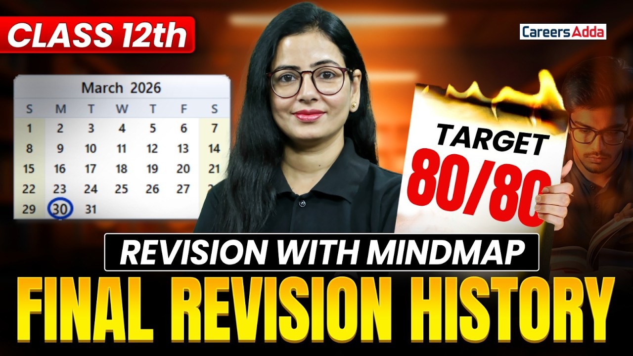 Class 12 History Final Revision with Mind Map | Target 80/80 | Board Exam 2026