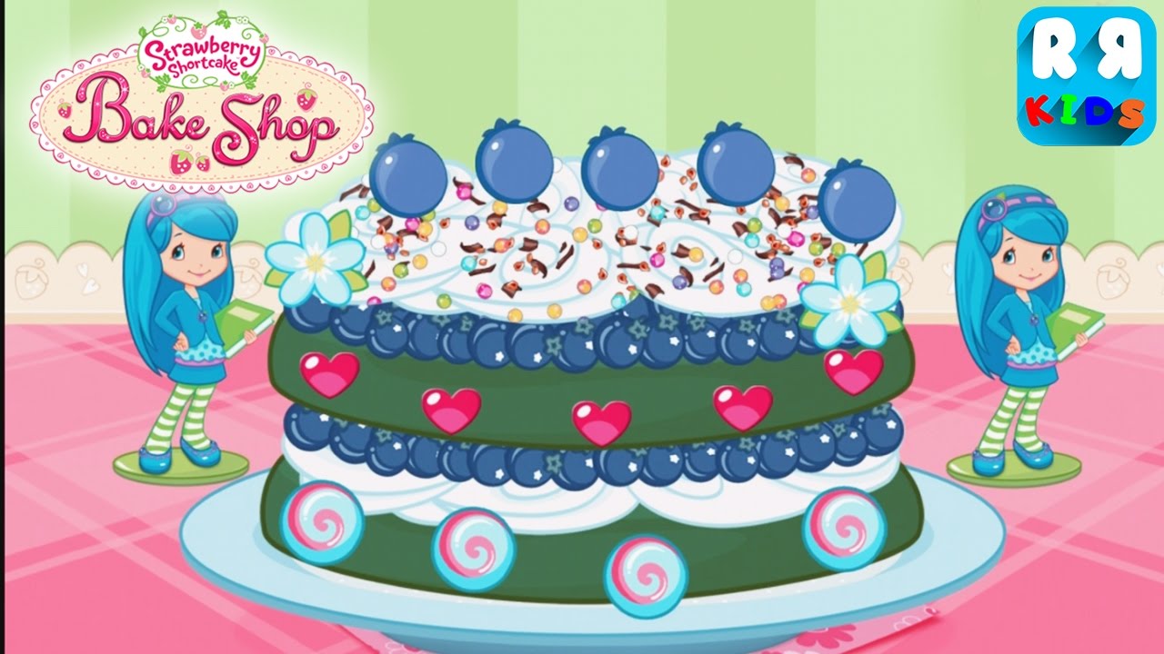 Strawberry Shortcake Bake Shop - Best Cooking Apps for Kids - Part 5 Baking Cake Berry Bitty Cakes