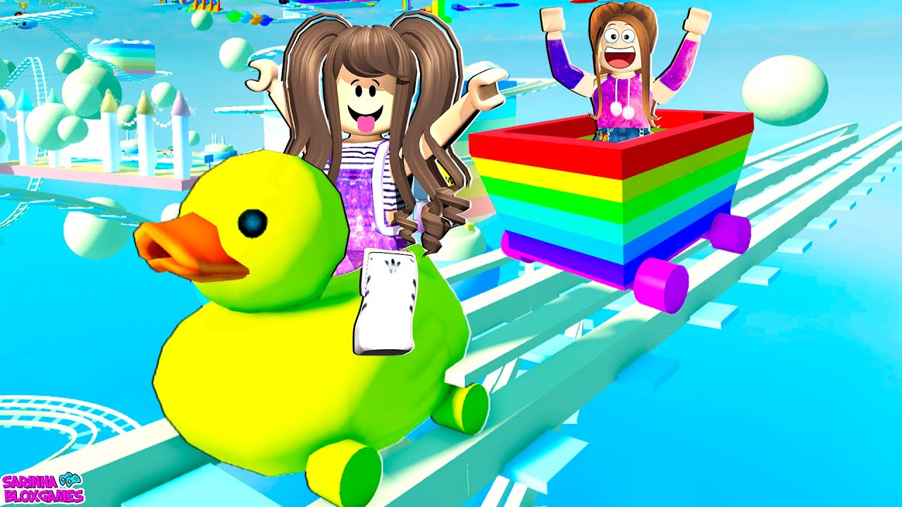 PASSEIO DE CARRINHO COLORIDO!! Create a Cart Ride! Roblox