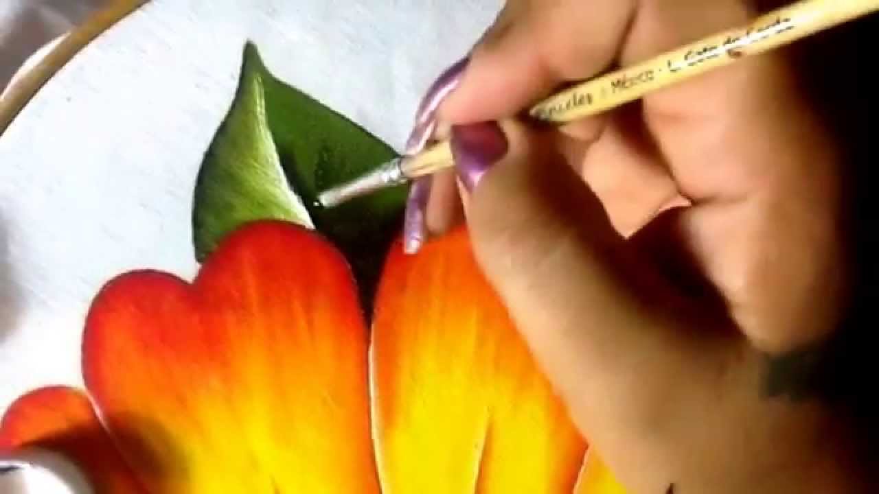 Pintura en tela niña margarita # 5  con cony