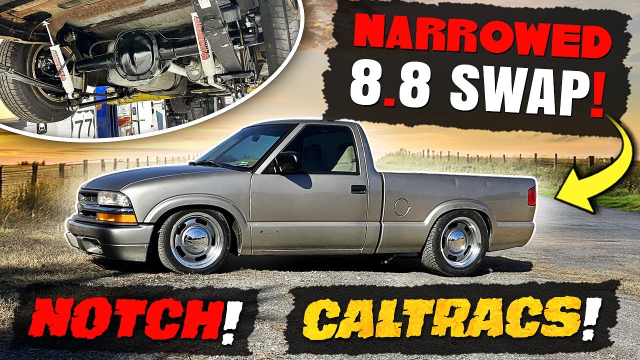LS swapped S-10 gets TRACTION?! 8.8 with Limited Slip, CalTracs, C-notch, MORE!!!