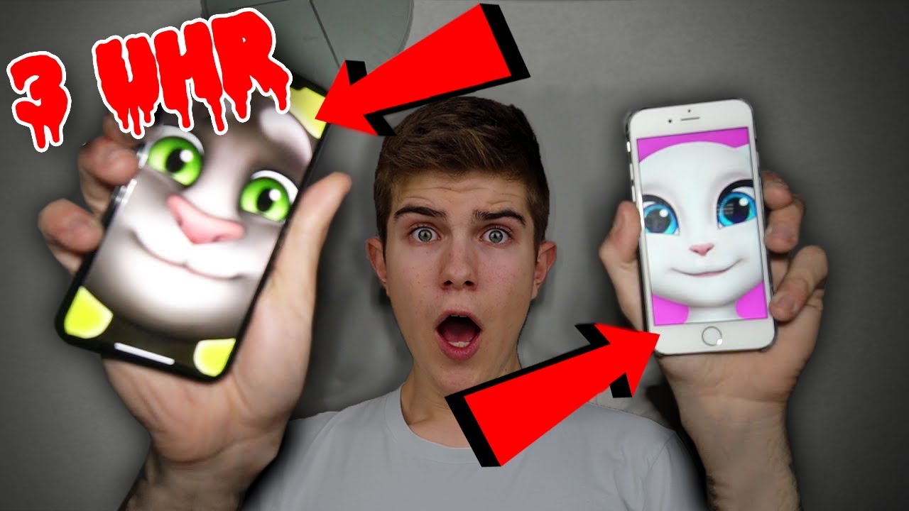 (GEHT SCHIEF) TALKING TOM und TALKING ANGELA ANRUFEN um 3 UHR NACHTS!! *SIE KOMMEN ZU MIR*
