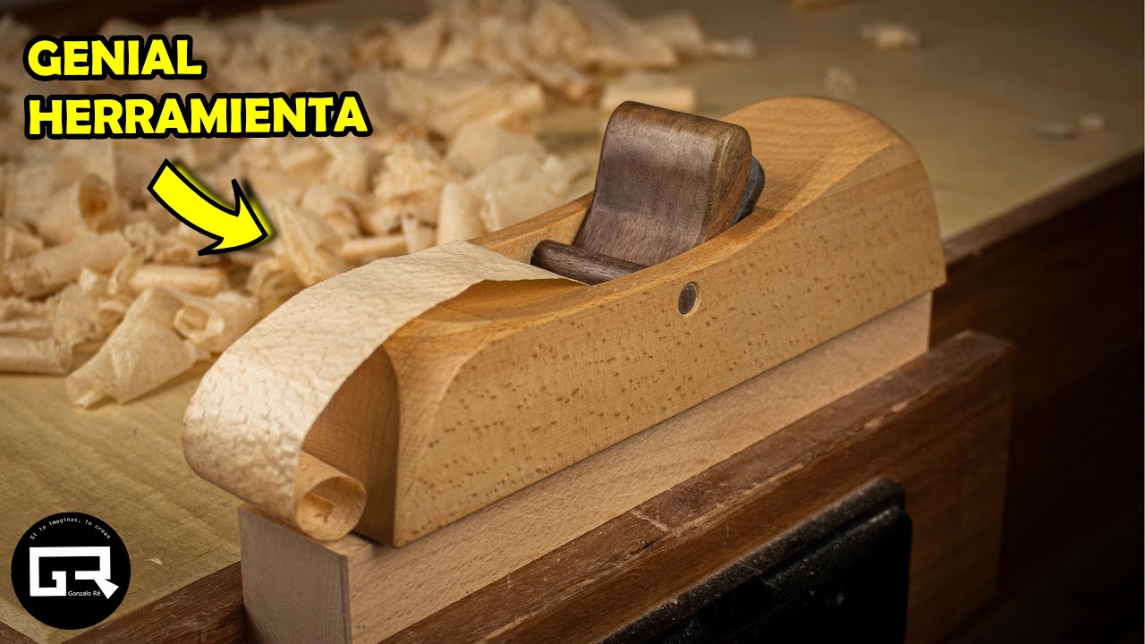 INCREÍBLE HERRAMIENTA de CARPINTERÍA COMO FABRICAR un CEPILLO para MADERA