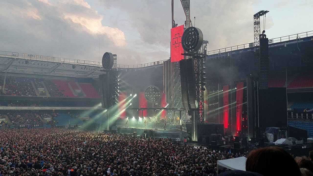 Rammstein - Слева 2 3 4 (Прямой эфир Стадион Ullevaal, Осло, Норвегия - 18 августа 2019 г.) HD