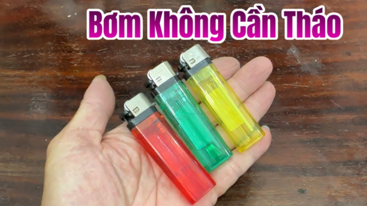 Bơm Gas Hộp Quẹt Rất Dễ, Kh&ocirc;ng Cần Th&aacute;o G&igrave; Hết Ai L&agrave;m Cũng Được | Top 10 S&aacute;ng Tạo