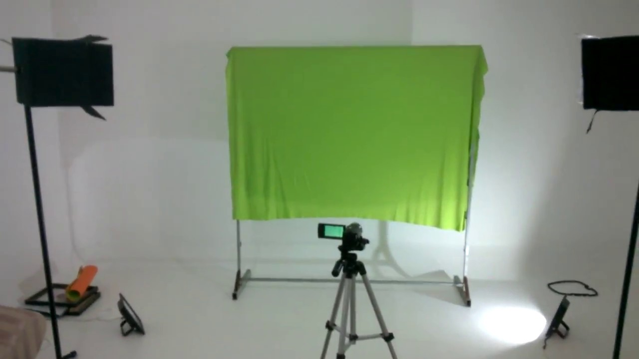 Estúdio Chroma key Caseiro Barato