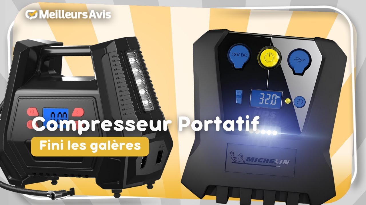 ⭐️ MEILLEUR COMPRESSEUR PORTATIF - Comparatif 2025