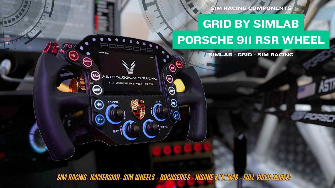 Simlab Grid Porsche 911 RSR Wheel - BEST WHEEL EVER CREATED ?