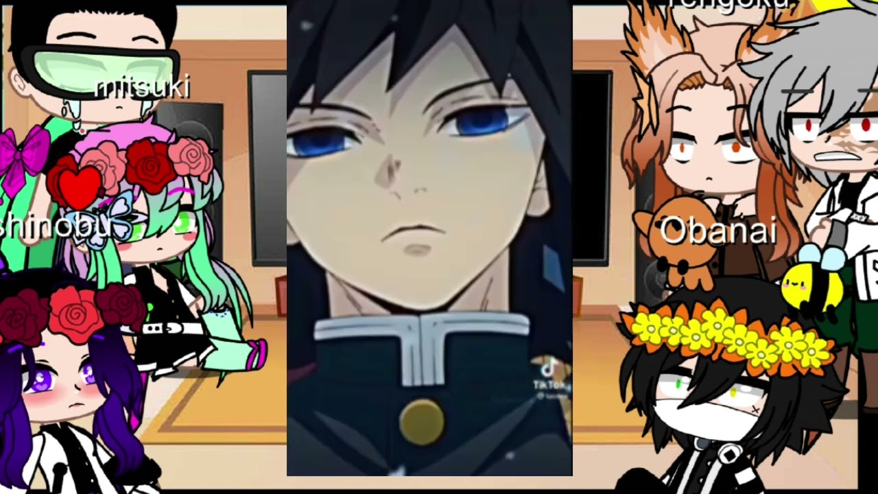 los pilares del castigo de tomioka reaccionan a   ????????