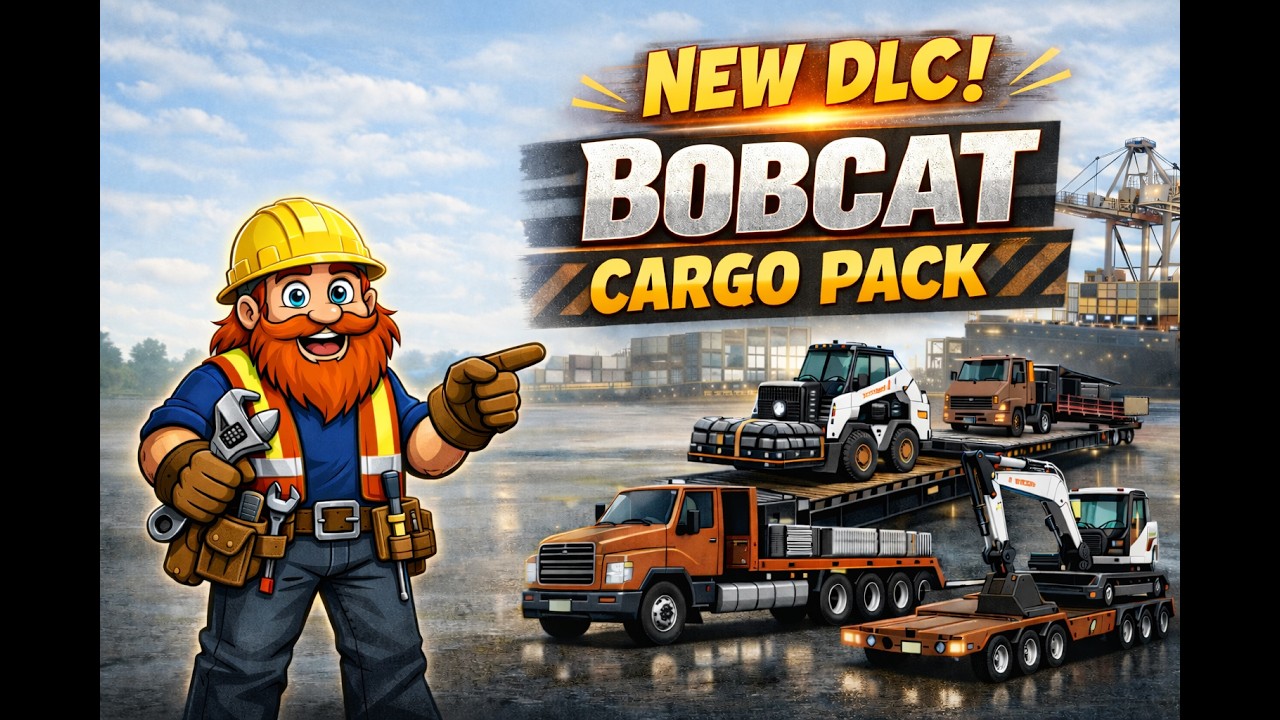 NUEVO DLC de Cargas para ETS2 y ATS 🚧 | BOBCAT CARGO PACK