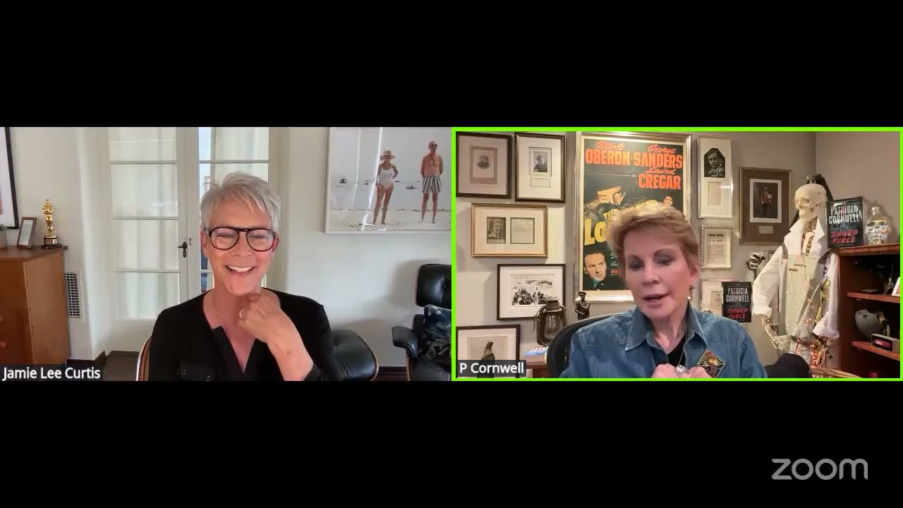 Patricia Cornwell discusses Sharp Force with very special guest host, Jamie Lee Curtis