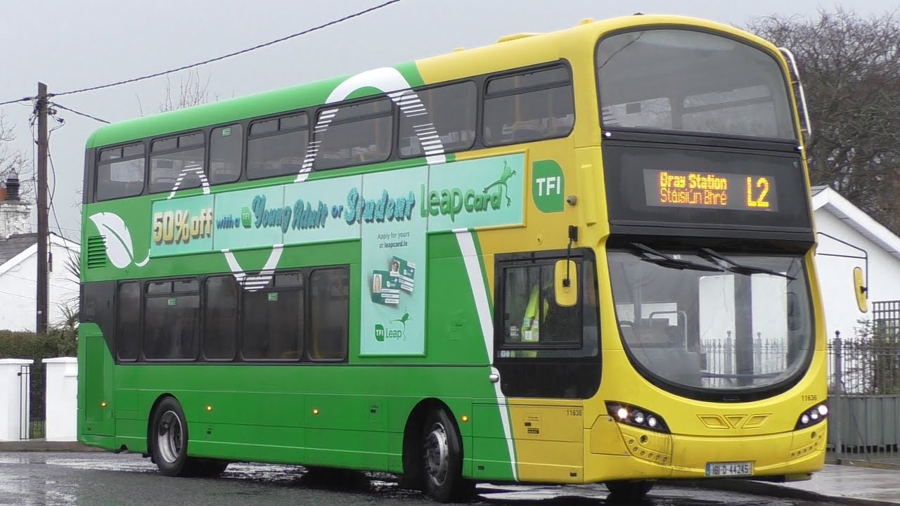 *New Route* Go-Ahead Ireland | Volvo B5TL Wright Gemini 3 11636 | Route L2 to Bray Station