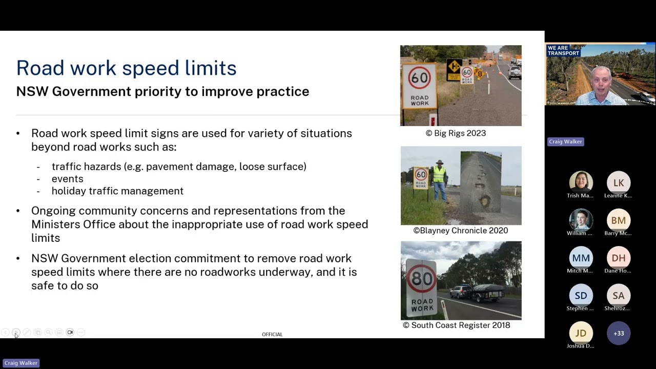 Monthly RTD Webinar - Traffic Control at Work Sites Standard (TCAWS)