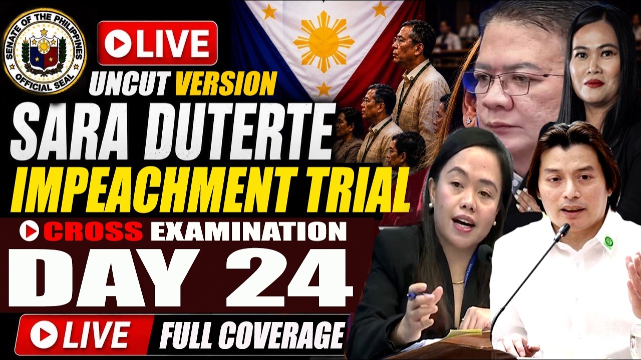 DAY 24 | IMPEACHMENT TRIAL OF VICE PRESIDENT SARA DUTERTE |SEPTEMBER 6, 2026