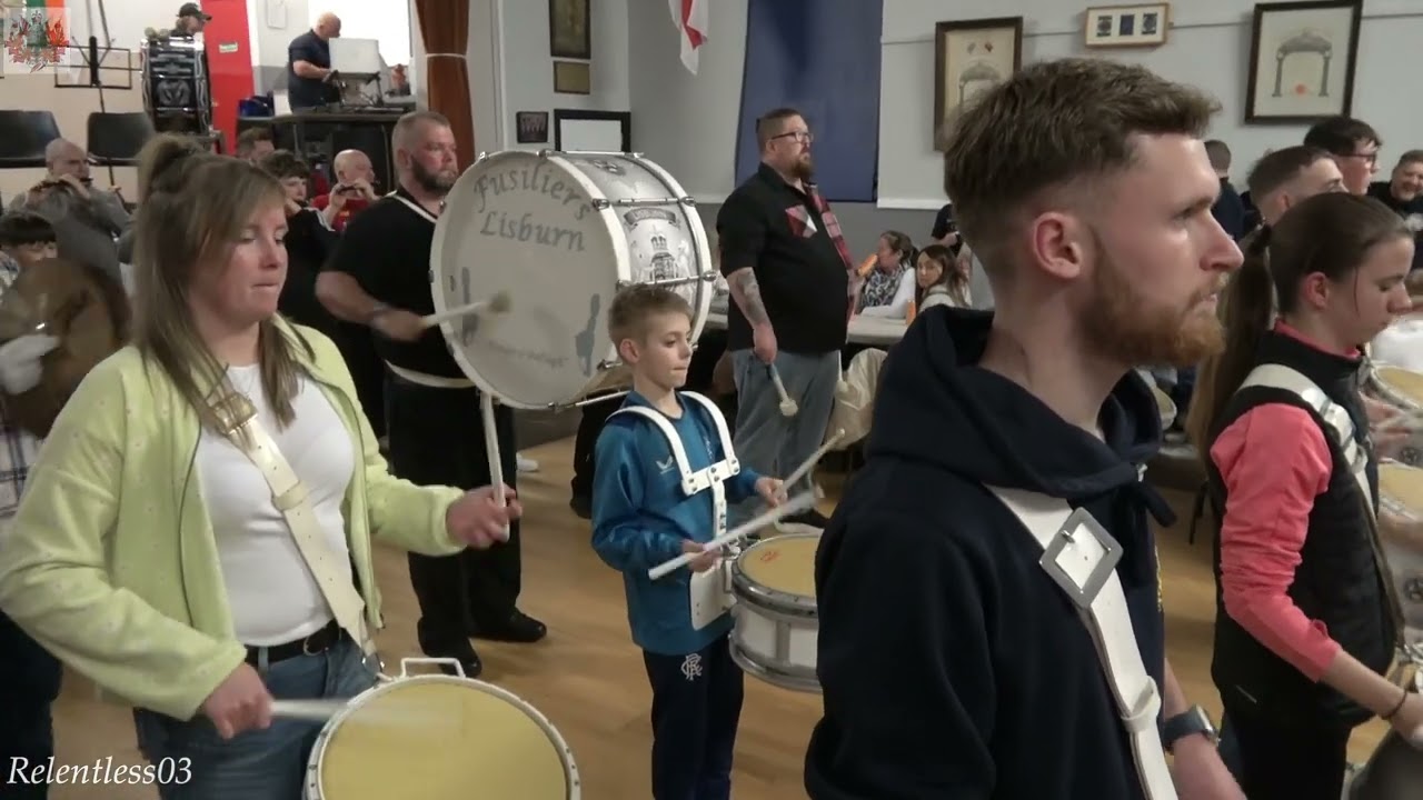 Lisburn Fusiliers (Full Clip 4K) @ Lisburn Mechanics LOL557 Cultural Evening 10/02/24 (4K)