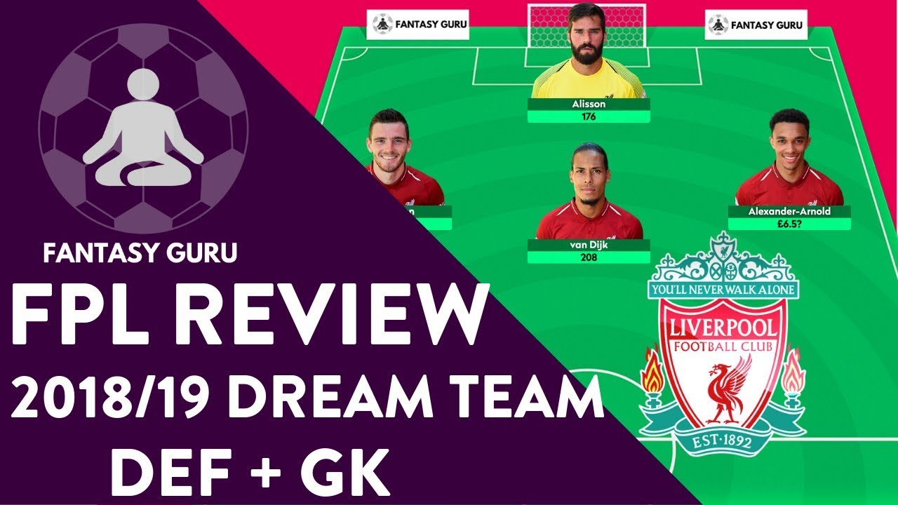 FPL REVIEW: Dream Team 2018/19 Part 1: Def + GK | A Liverpool Affair