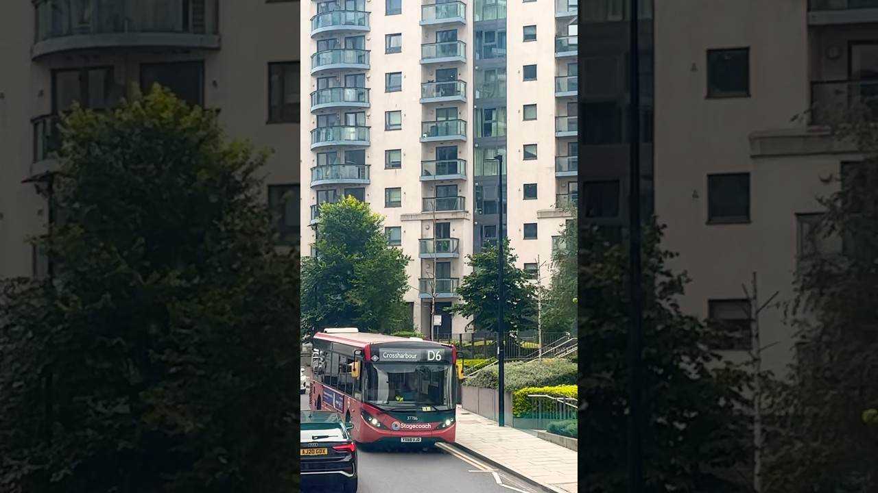 YX68UJD on route D6 arriving at Crossharbour station &lsquo;37786&rsquo; #bus #localbus #publicbus #tfl