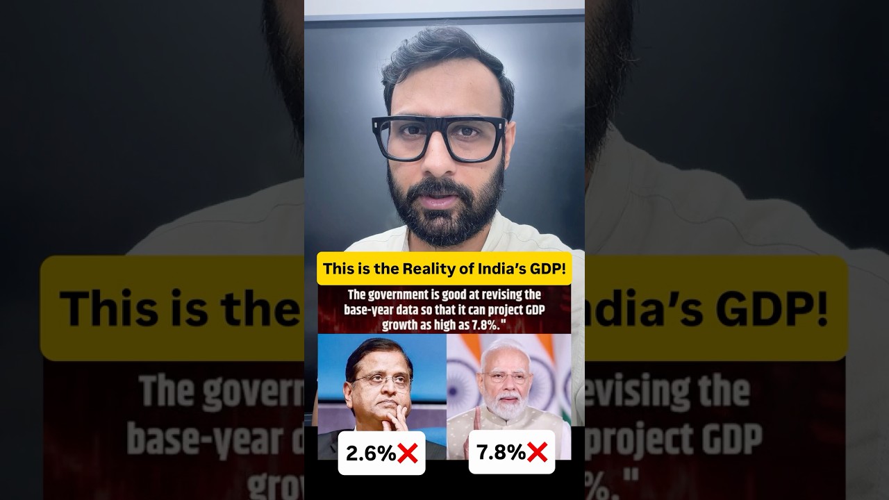 This is the Real GDP of India! Former Finance Secretary was Wrong! #gdp #realgdp #modi #economy