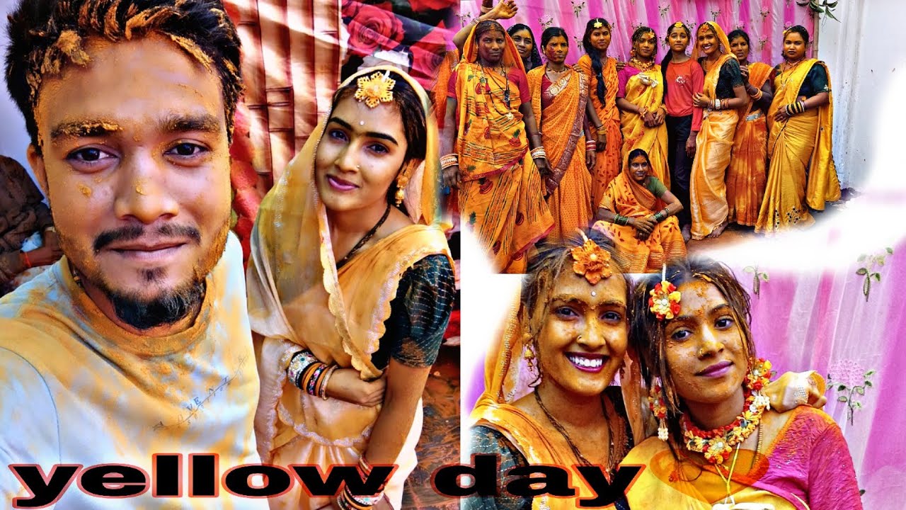 Haldi ceremony 💛✨ full Masti 😁