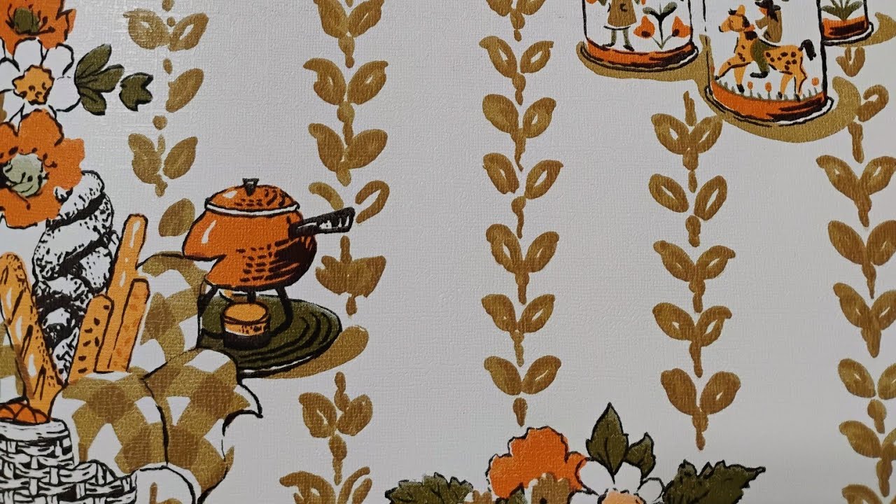 SCORE! Vintage wallpaper Sample book flip through