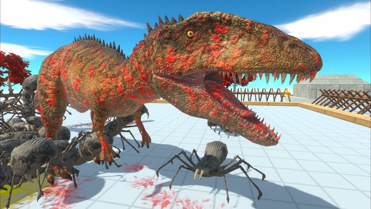 50X Sabre-Tootheed Spider vs All Units - Animal Revolt Battle Simulator