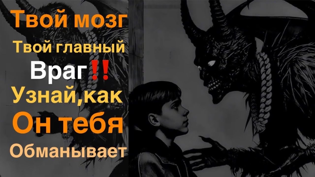 Твой мозг — твой главный враг. Узнай, как он тебя обманывает. 🧠🧠🧠