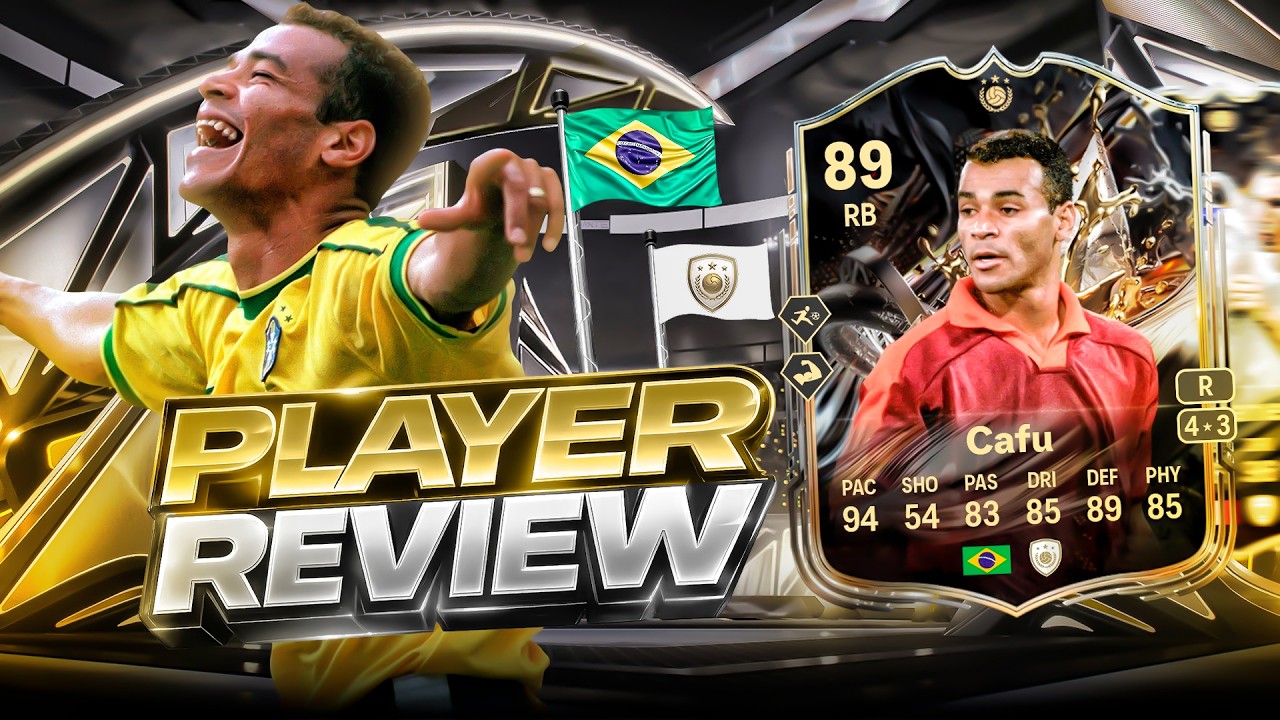 Обзор игрока 89 TROPHY TITANS ICON CAFU SBC - EA FC 26 ULTIMATE TEAM