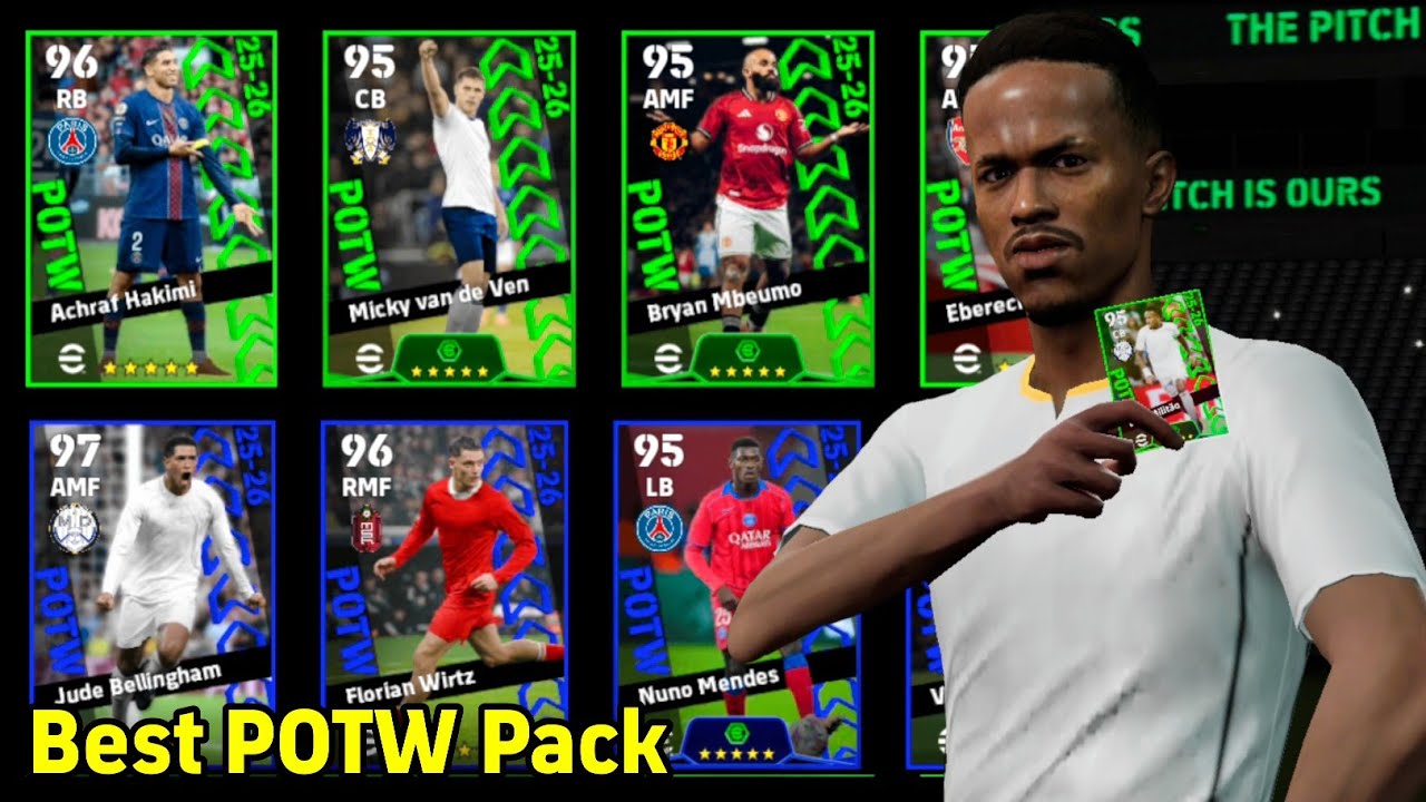 New Featured!! 🎁🎉 X4 Player Rewards! Pack Opening Efootball 2026 Mobile || POTW van de Ven 101 Rated