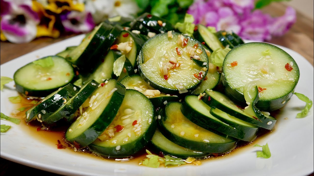 Spicy Asian Cucumber Salad Recipe