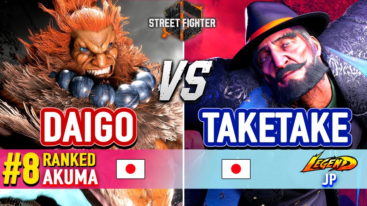 SF6 🔥 DAIGO (#8 Ranked Akuma) vs TAKETAKE-PIANO (JP) 🔥 Street Fighter 6 High Level Gameplay