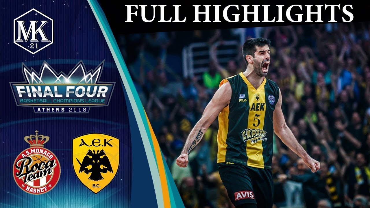 Μονακό - ΑΕΚ 94-100 ● Full Highlights & Απονομή ● BCL Final ● 6/5/18 ● HD