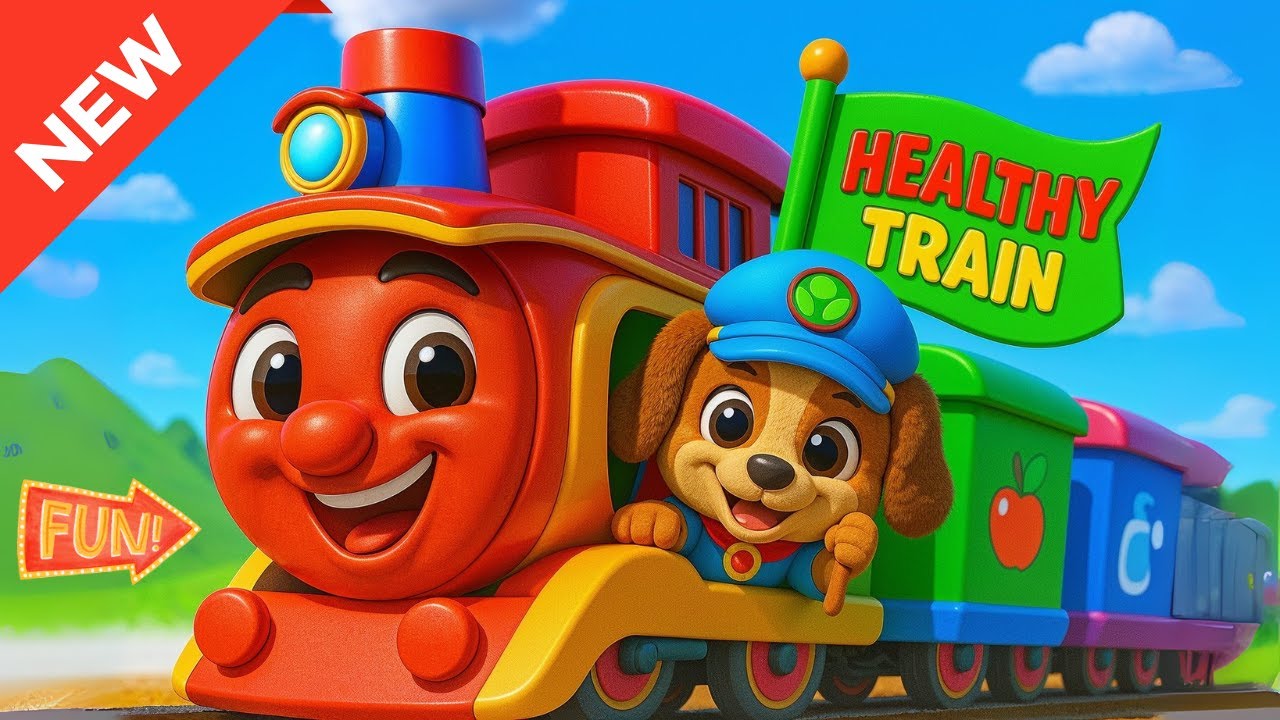 Train Adventure Rhymes | Fun Good Habits Learning Song for Kids